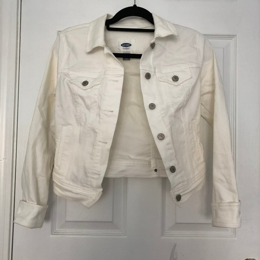 White Old Navy Jeans Jacket
